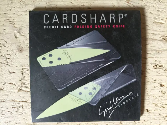 Iain Sinclair Cardsharp 2 Grün Credit Card Knife Scheckkarten Taschenmesser