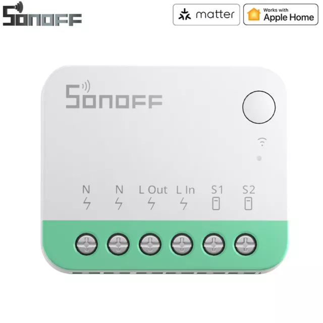 SONOFF MINIR4M Extreme WiFi Smart Licht Schalter Matter enabled APP Steuerung