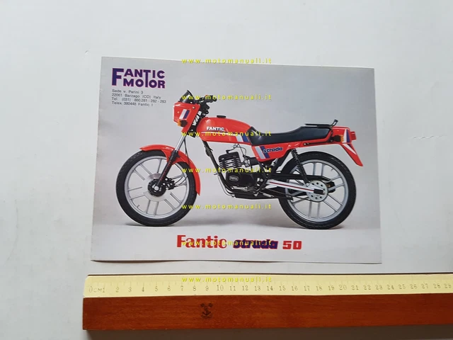 Fantic Motor Strada 50 1982 depliant originale italiano