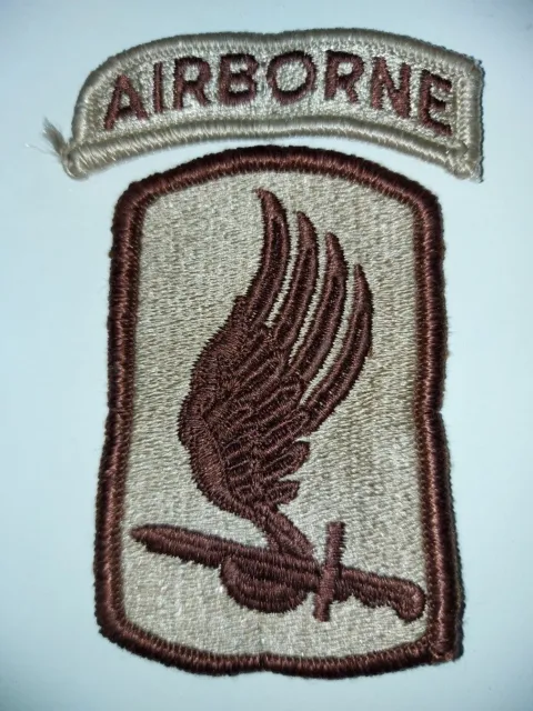 U.S. ARMY 173rd Airborne Brigade Desert DCU Aufnäher Patch