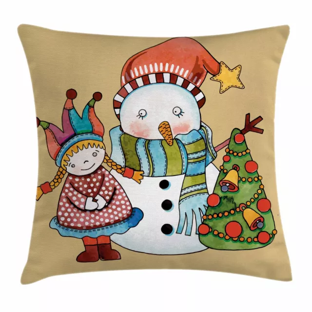 Christmas Season Throw Pillow Cases Cushion Covers Home Decor 8 Sizes Ambesonne