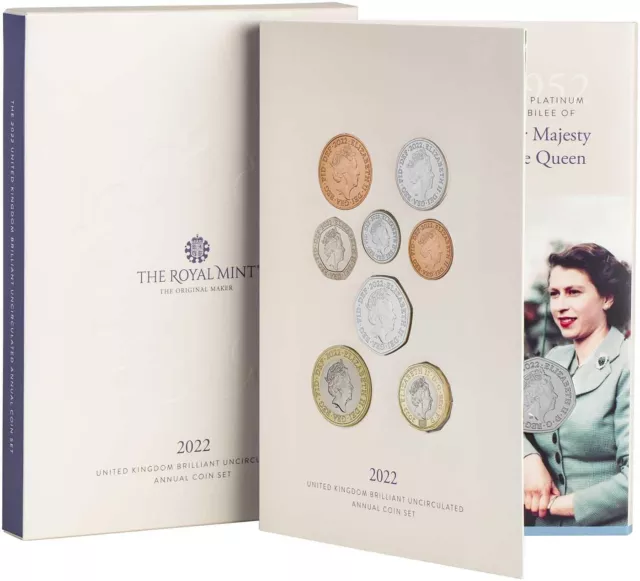 2022 Royal Mint United Kingdom Brilliant Uncirculated Annual 13 Coin Set