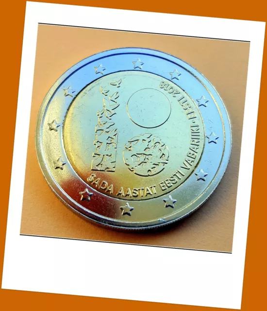 2 Euro Gedenkmünze Estland 2018 - 100 Jahre Republik Estland - Lieferbar