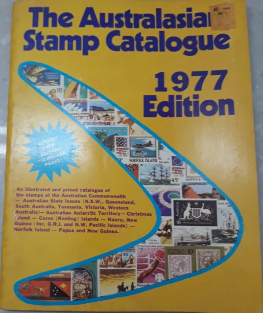 VINTAGE AUSTRALASIAN STAMP CATALOGUE 1977 13th EDITION