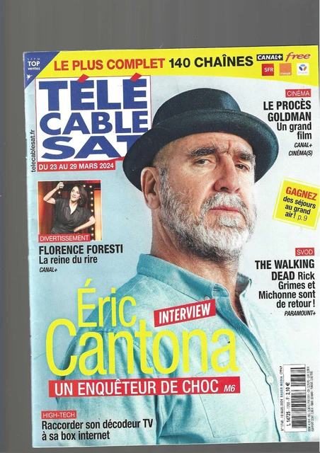 TELE CABLE SAT-23 MARS 2024-Eric CANTONA/procès GOLDMAN/F.FORESTI/