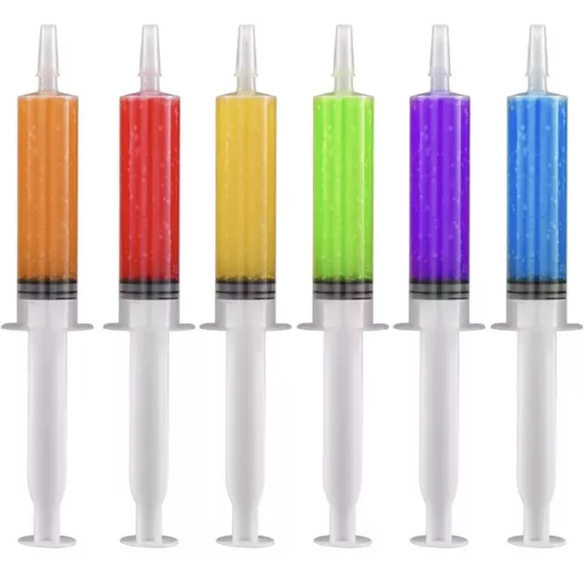 60 Party Jello Shot Cocktail Syringes Jumbo! 2OZ BPA Free, Washable Reusable