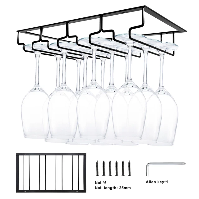 Gläserhalter Weinglashalter edelstahl Bar Gläserschiene Gläserregal Cup Hangers