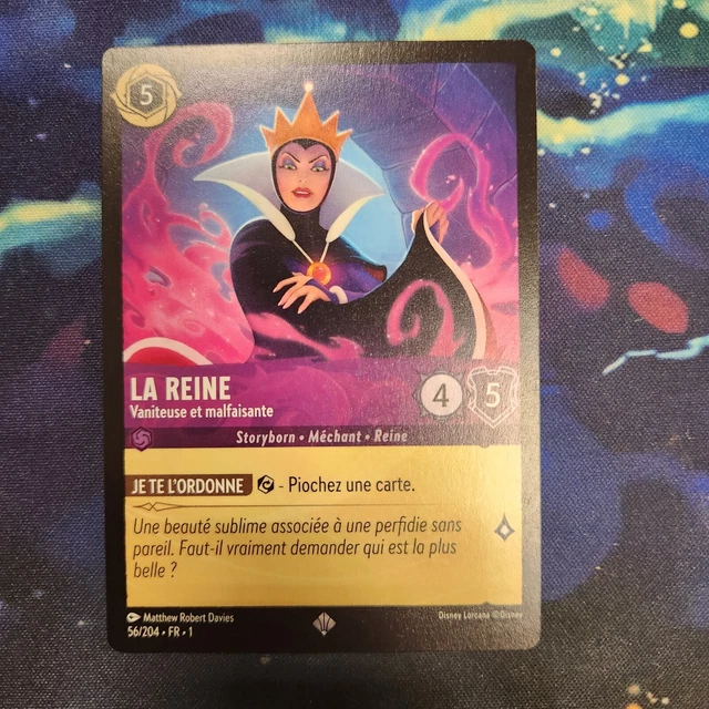 CARTE DISNEY LORCANA La Reine Super Rare 56/204 Premier Chapitre Non