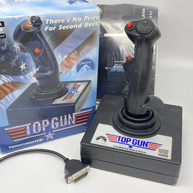 Top Gun Controller VINTAGE THRUSTMASTER PARAMOUNT Top Gun Flight Controller Joystick ...