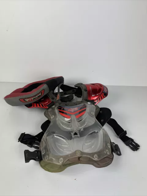 Fox Racing Motocross Chest Protector Guard Deflector Rc3 Evs Brace Youth