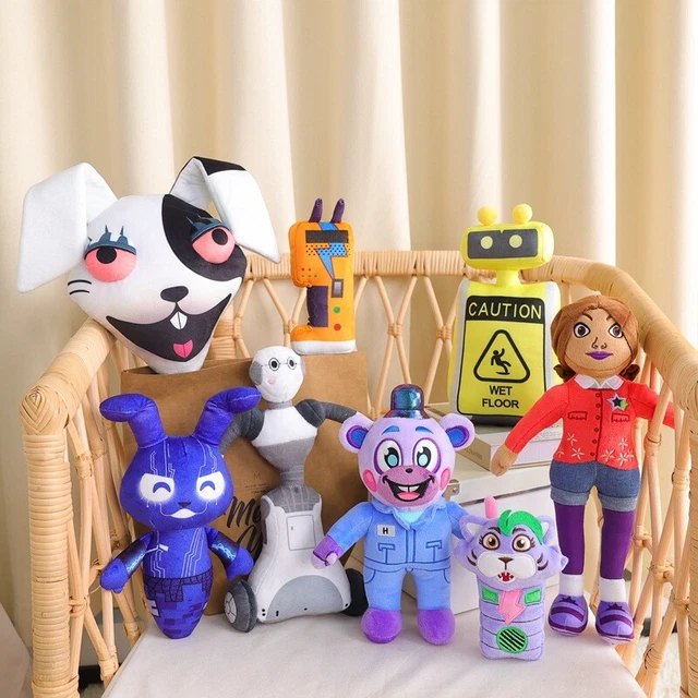 Ashiny Fnaf Security Breach Ruin Plush Toy Collectible Bear Robot Short Plush