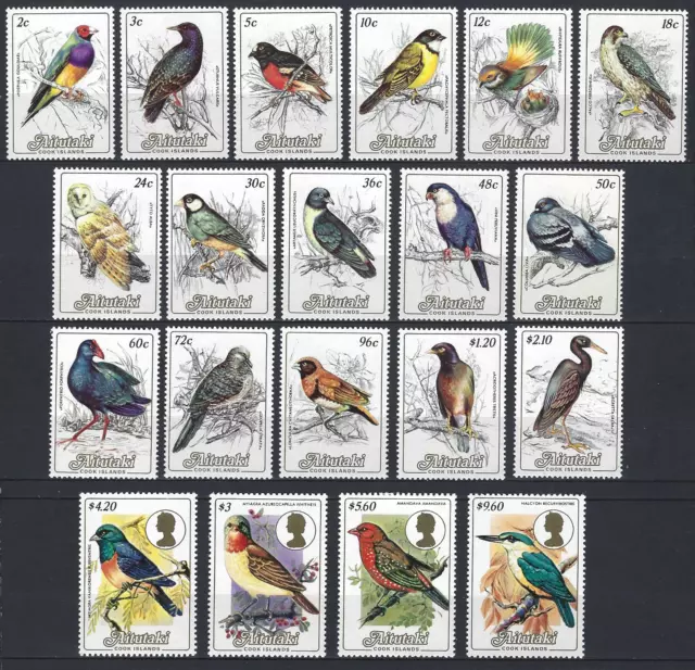 🧿 - Aitutaki - Oiseaux 380/399 - Séries Completes - Timbres Neufs**