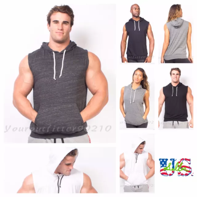 Men's Stringer Tank Top Bodybuilding Muscle Sleeveless Gym Workout T Shirts  Vest