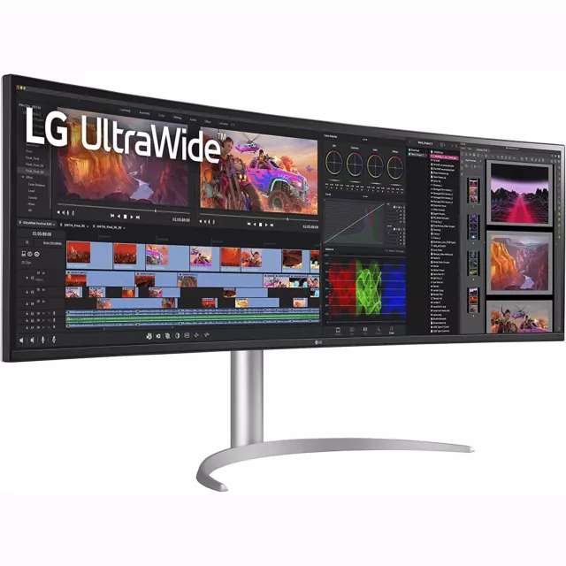 LG 49" 32:9 UltraWide Dual QHD Nano IPS Curved Monitor (49WQ95C-W)