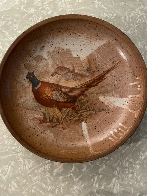 Plat En Céramique Faisans, Super Déco Pour Chasseur