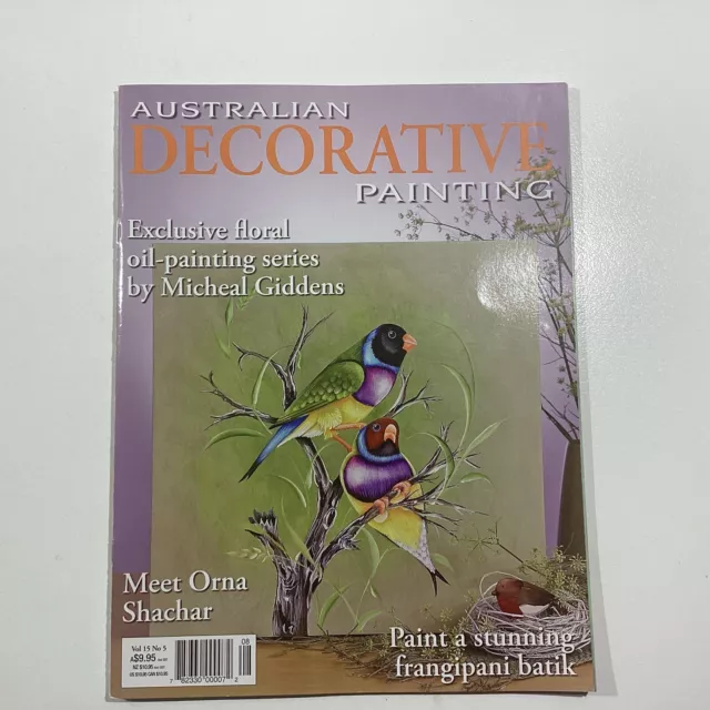 Australian Decorative Painting Magazine Vol 15 No 5 Gouldian Finches Tracked