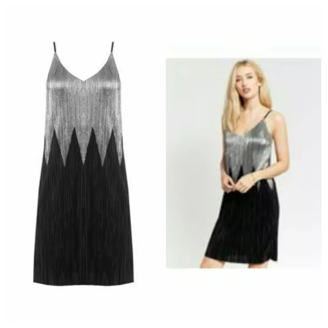 Oasis zig zag popcorn dress sale