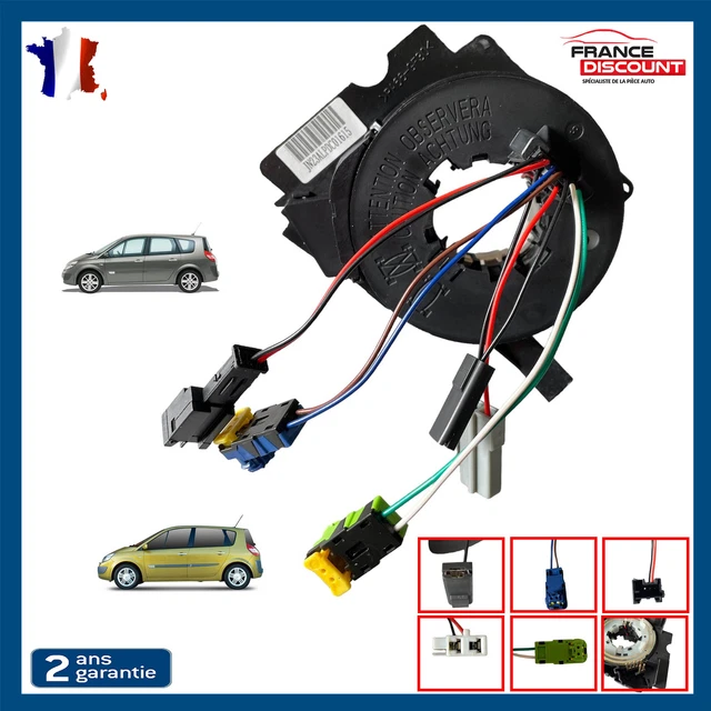 Contacteur Tournant Airbag Volant Renault Scénic 2 / Grand Scénic 2 - Pièce Neuve OEM