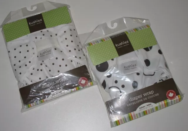 Kushies Reusable Baby Diaper Wraps Covers Up to 22 Lbs 10 Kgs - New but OPENED