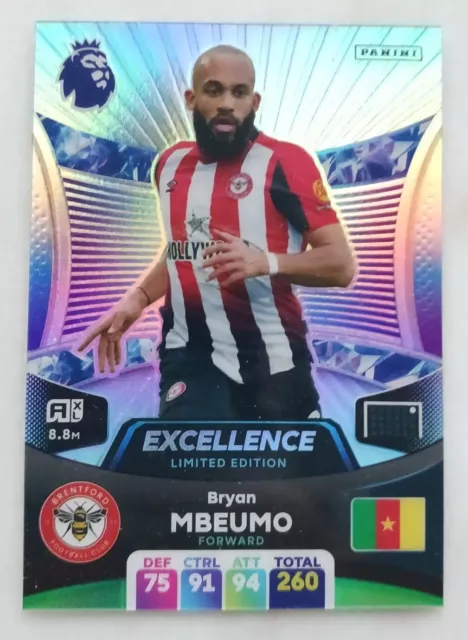 Panini Adrenalyn Xl 2023/24 23/24 Bryan Mbeumo Excellence Limited Edition