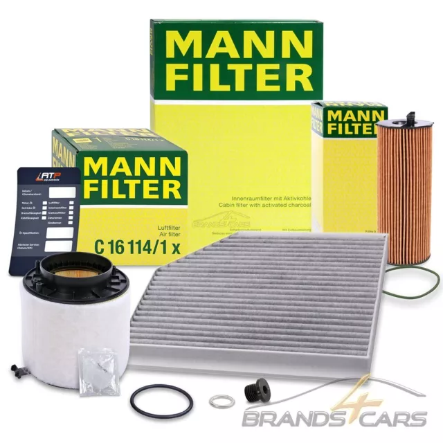 Mann-Filter Inspektionspaket Filtersatz B Für Audi A4 8K B8 2.7 3.0 Tdi Ab 08