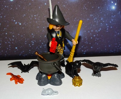 2 Chauves-souris Playmobil Pour Décor Médiéval/cimetière - Pièces Détachées D'occasion