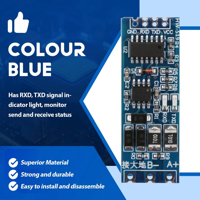 YACSEJAO USB naar RS485 RS232 converter USB 2.0 naar RS-485 RS-232