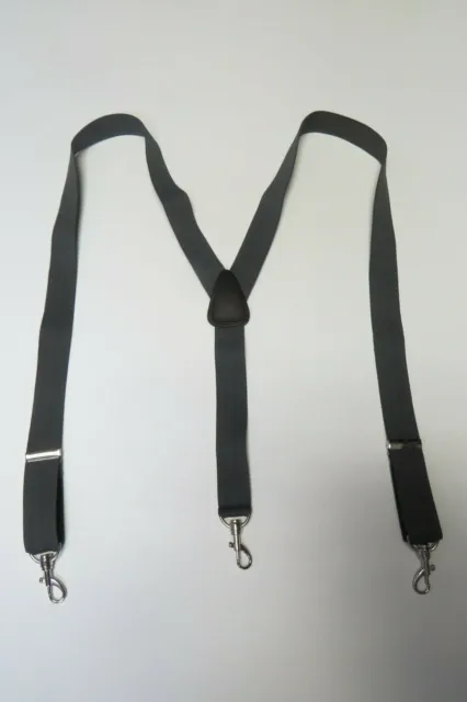 Men's Suspenders, Metal Snap-Ons, Belt Loops, Y Style, Many Colors, USA-made