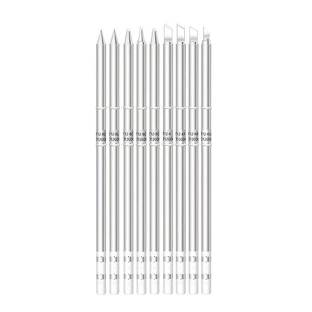 Pette saldatore T12 materiale rame premium eccellente conduzione del calore