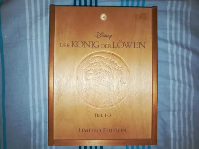 Der König der Löwen - Teil 1-3 DVD Holzbox Limited Edition