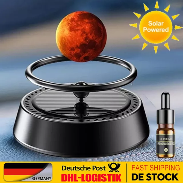 AUTO LUFTERFRISCHER DUFT Diffusor Solar Power Aromatherapie Parfüm  Rotierender EUR 16,51 - PicClick DE