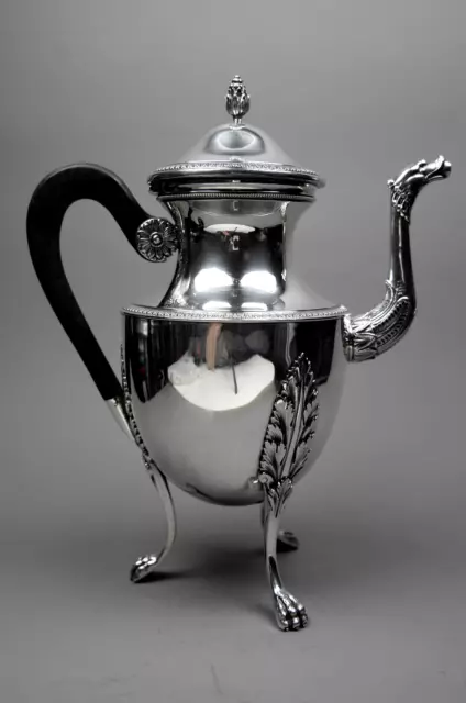 Kaffeekanne (Tripode), 950er Silber, 1838-1919, Paris, Louis Coignet Kaffeekanne (Tripode), 950er Silber, 1838-1919, Paris, Louis Coignet