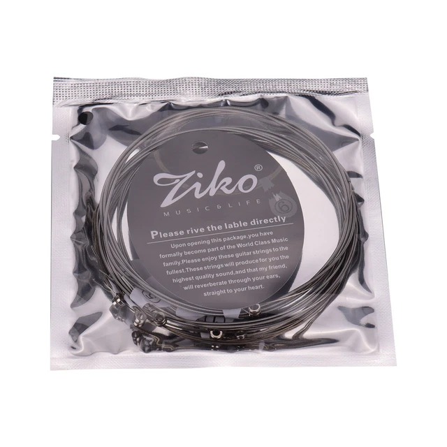 ZIKO DN-010 Normal  Guitar Strings for Electric Guitars Hexagonal Core D2Z4