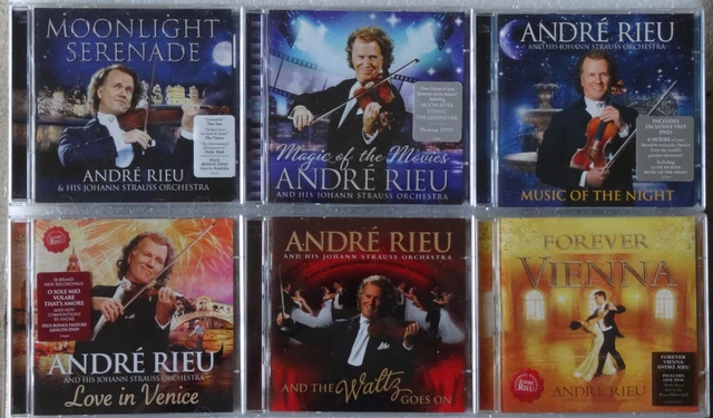 ANDRE RIEU CD/DVD lot de 2 disques x 6 titres : Tous sont en excellent ...