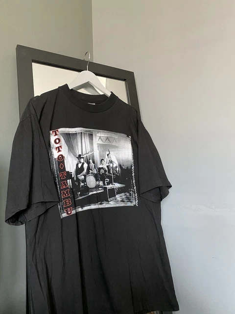 TOTO 90S ROCK T-Shirt Size XL Tambu World Tour 1995 1996 TOTO 90S ROCK T-Shirt Size XL Tambu World Tour 1995 1996