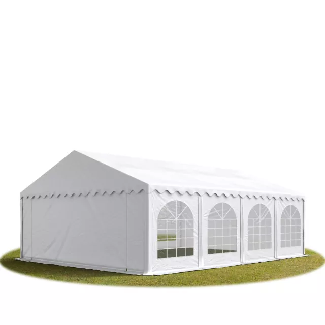 6x8m PVC Partyzelt Bierzelt Zelt Gartenzelt Festzelt Pavillon weiß NEU