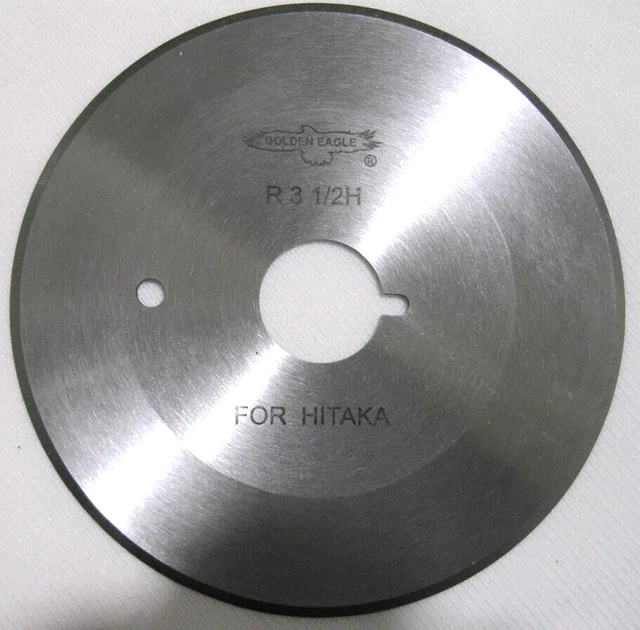 R3 1/2H Circular Round Blade Knife 3-1/2" Inch for HITAKA Fabric Cutting Machine