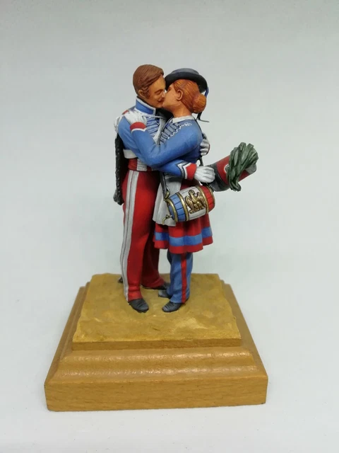 Lot De Figurines En Plomb Peint 54mm – Soldats D’époque – Occasion Bon état