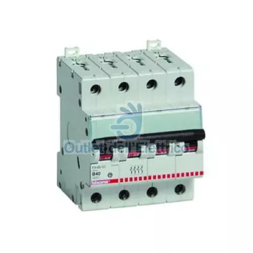 Bticino BTDIN45 Interrupteur Magnétothermique Automatique 4P 10A 4,5KA F84a/10