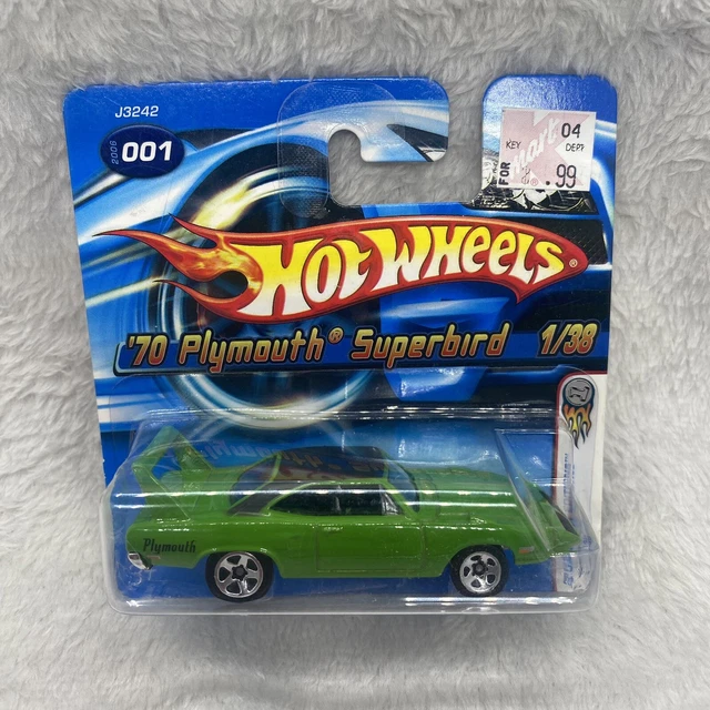 2006 HOT WHEELS First Editions 1970 Plymouth Superbird 1/38 Green