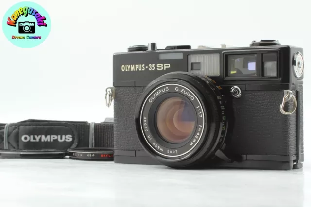 [Near MINT] Olympus 35 SP Black 35mm Film Camera Rangefinder 42mm f/1.7 JAPAN