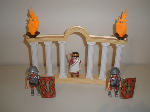 PLAYMOBIL RÖMER JULIUS Casär mit Leibgarde Purpur Pretorianer