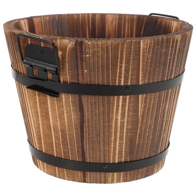 WOODEN FOOD BUCKET Sushi Rice Container Cooked Rice Wood Bucket Cooked ...