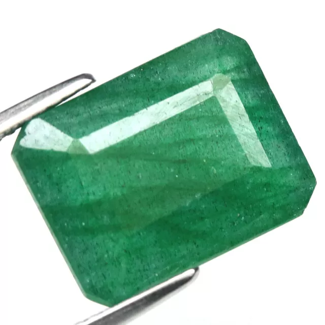 SHOLA Echt 9,68 Ct Natürlicher Grün Smaragd aus Sambia, Emerald