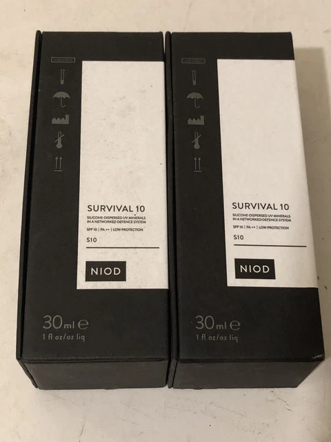 2 packs of NIOD Survival 10 Serum 30ml