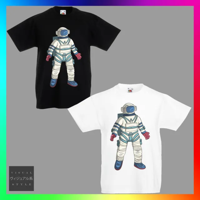 Astronaut TShirt T-Shirt Tee Kids Unisex Childrens Space Cosmonaut Astronomy