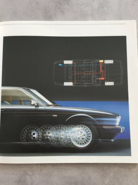 Jaguar XJ6, Sovereign and Daimler UK Market Car Sales Brochure -  1988 2