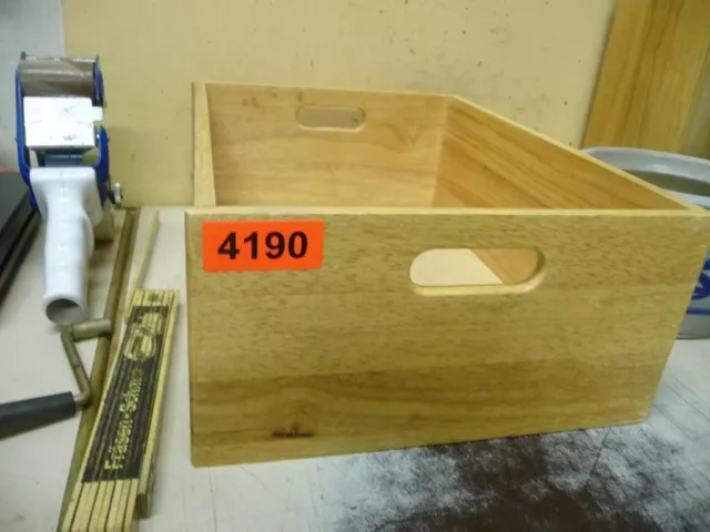 4190. Caja de madera antigua cofre de madera cajón caja cofre almacenamiento