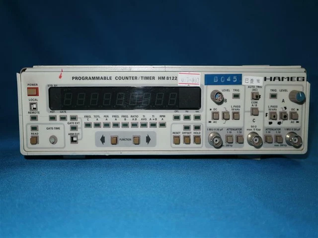 HAMEG Instruments HM 8122 HM8122 Programmable Counter/Timer w/ Breakage