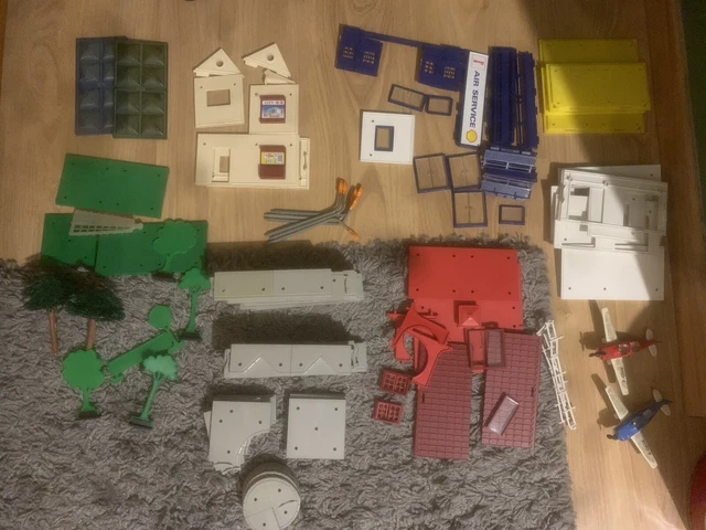 Gros Lot De 220 Pièce De jeu de construction Vintage divers Majokit